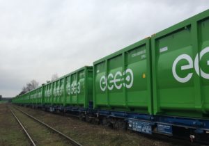 EKO-BOX kontener do transportu koleją