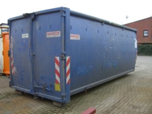 lekki kontener EKO-1 38 m³ Hardox po 4 miesiącach eksploatacji
